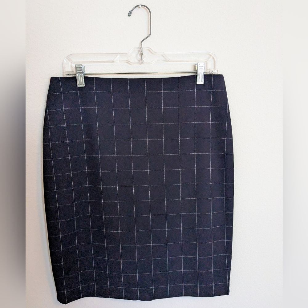 Ann Taylor Plaid Pencil Skirt